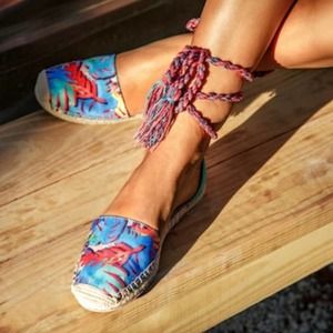 Circus by Sam Edelman Lenora Tropical Espadrille 7.5M